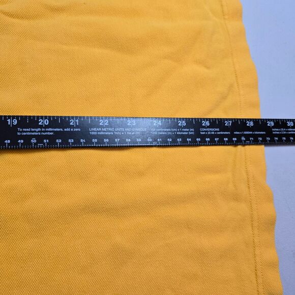 Champion Oregon Ducks Polo Men's L Yellow Green Logo Short Sleeve College NCAA - Picture 8 of 16